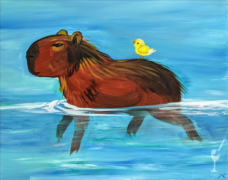 Dallas Zoo Fundraiser! Happy Capybera!