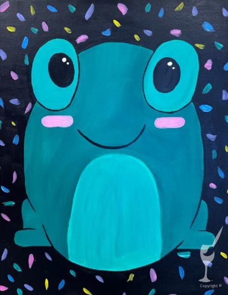 All Ages (11x14 Canvas $27) Squishy Animals - Frog