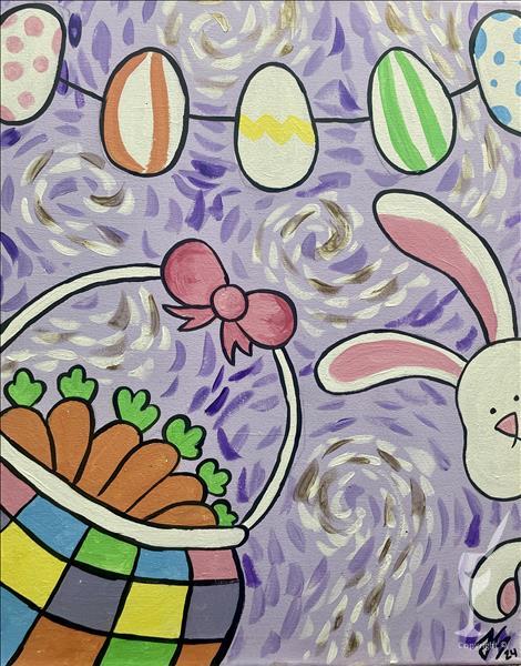 EASTER FUN DECO "Hoppy Van Gogh Easter"