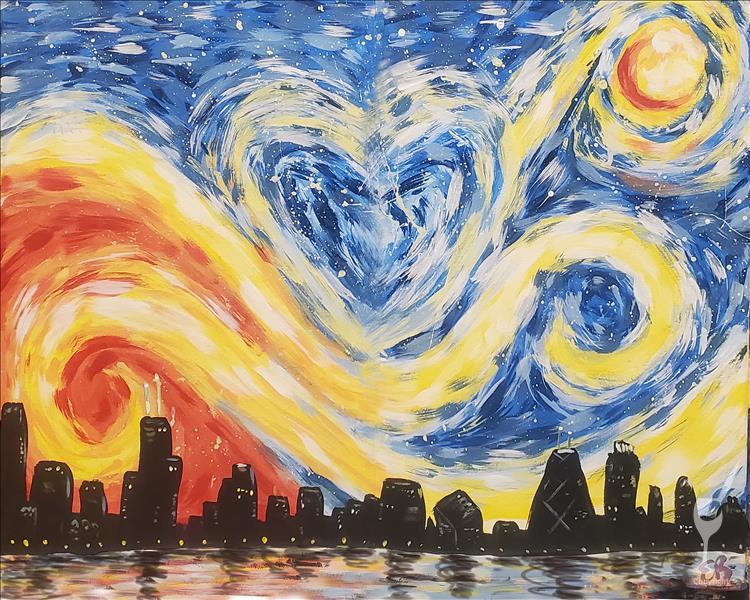 My Kind of Town - Love Me Starry Night Chicago