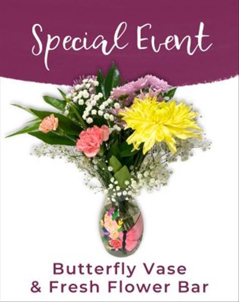 New DIY Workshop - Paint A Vase & Fresh Flower Bar