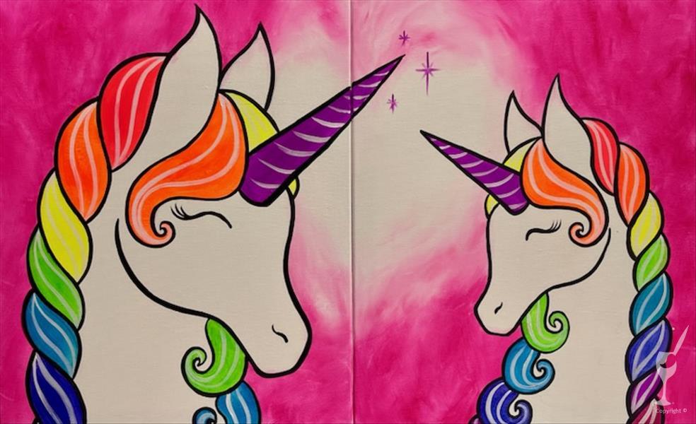 Mommy & Me Rainbow Unicorns - Set - Sunday, August 4, 2024 - Painting ...
