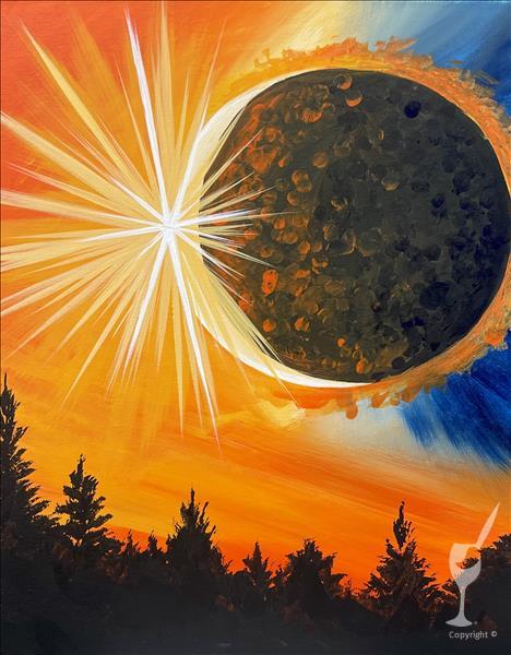 Vibrant Solar Eclipse