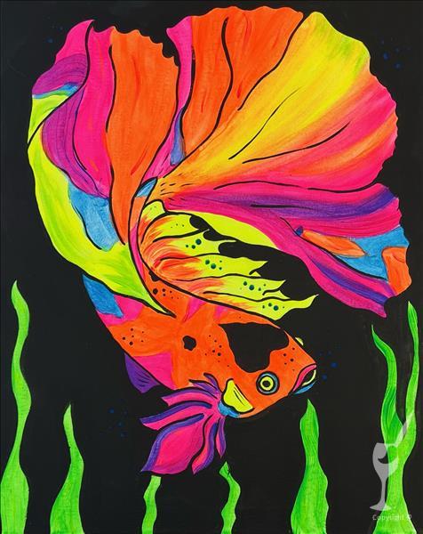 NEW ART! - Betta Fish Glow - BLACKLIGHT! - Saturday, June 1, 2024 ...