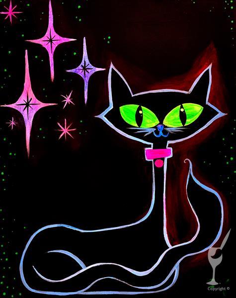 Groovy Glowing Kitty