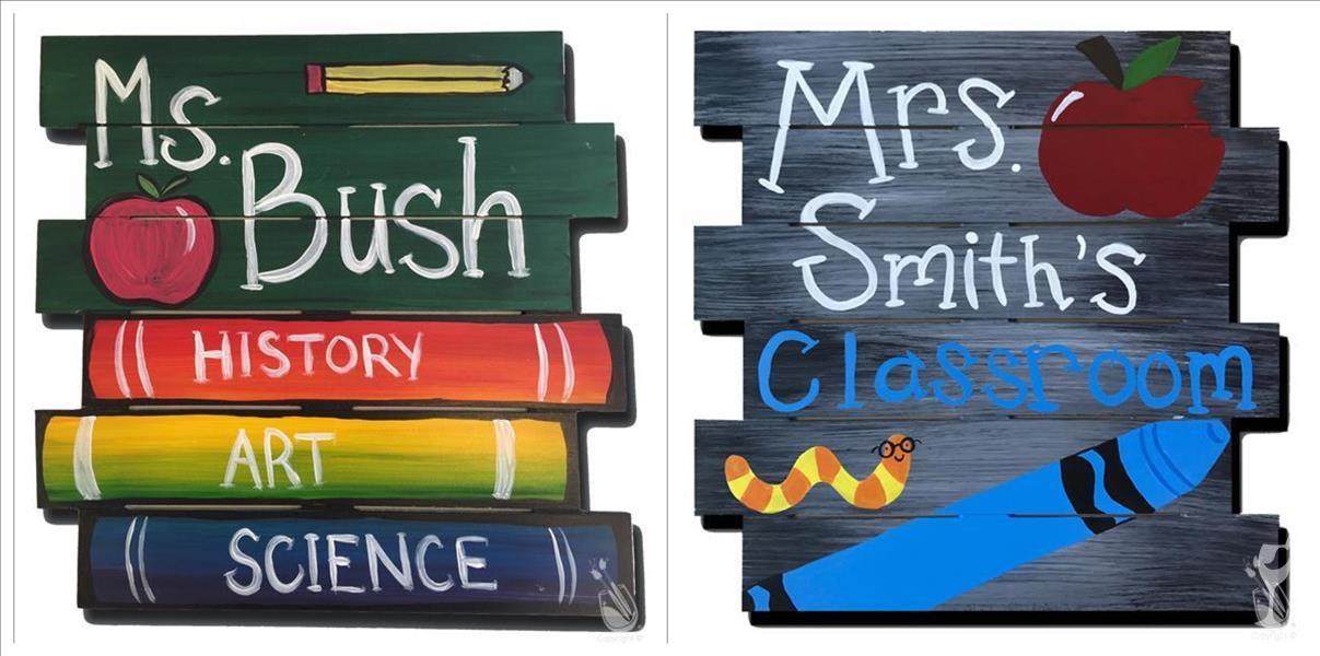 Teacher Class Signs - Set