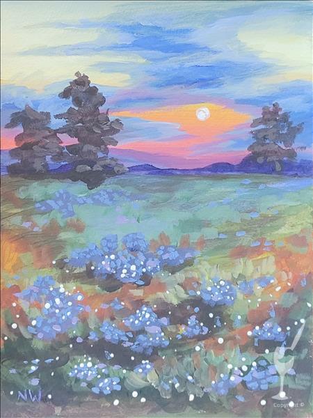 New Art!  Spring Meadow - Add a DIY Candle!