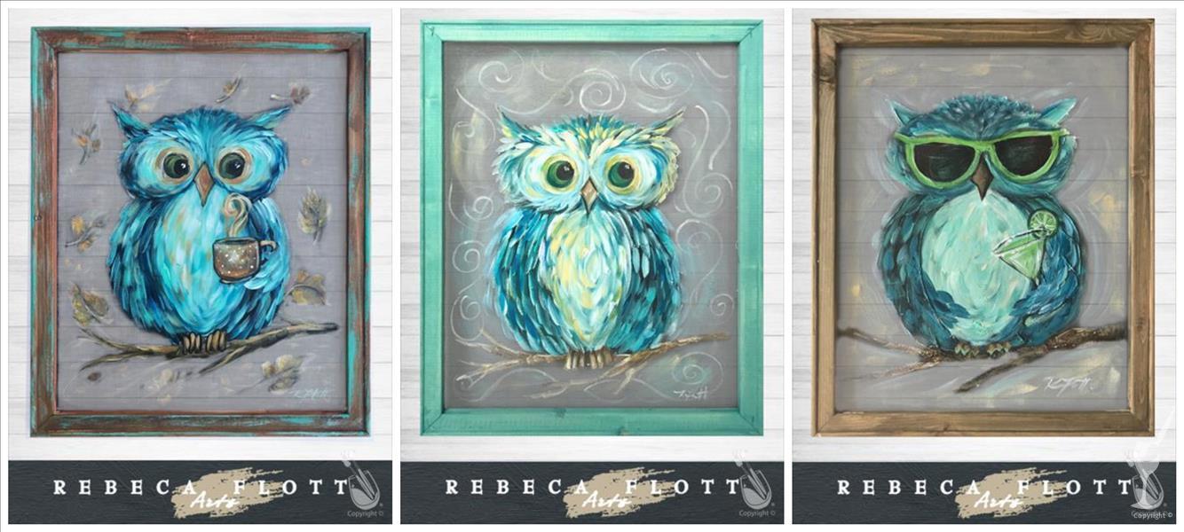 TEXTURE ART - Choose Owl **Last Time Offered**