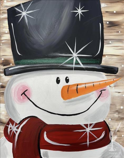 Happy Rustic Snowman