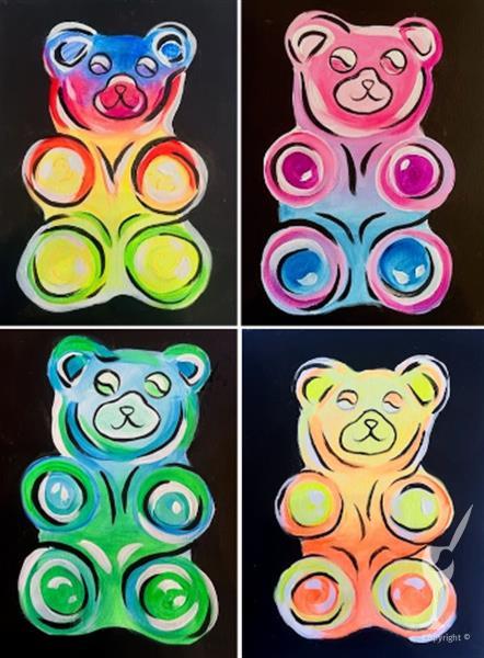 Rainbow Gummy Bears - Set