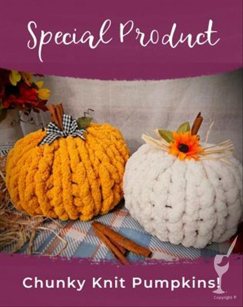 Special Product - Chunky Knit Pumpkin