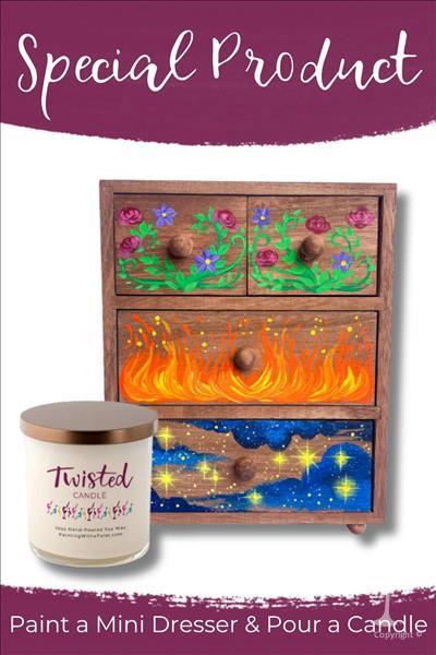 Book Lovers -- Sisters Dresser & Candle!