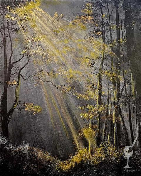 Golden Glow Forest