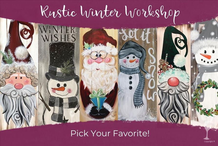 How to Paint Rustic Winter Workshop