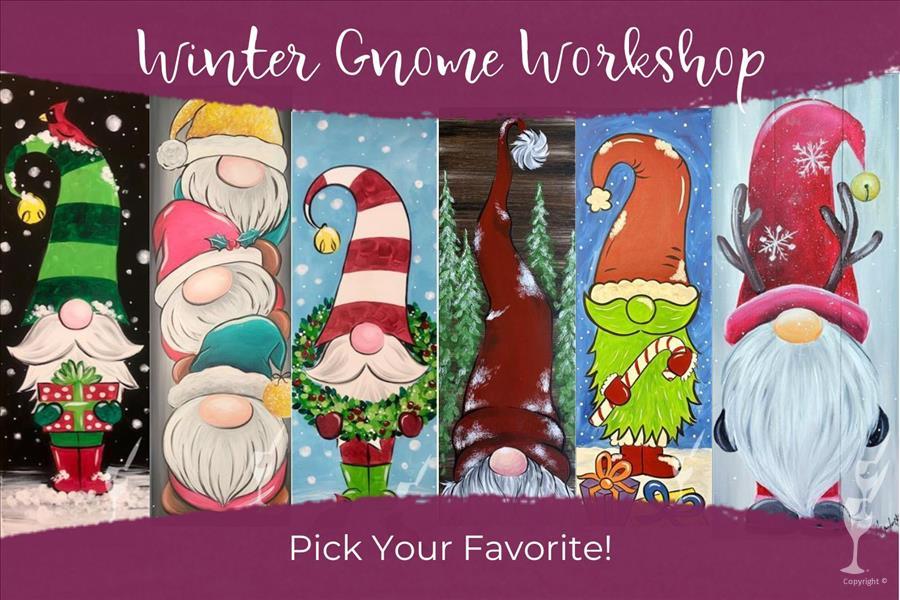 How to Paint Holiday Gnome Workshop  Candle Deal Day $5 off