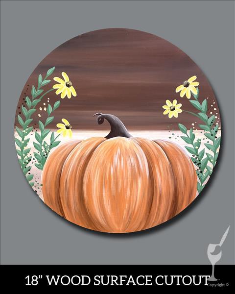 Welcome Fall Pumpkin Cutout