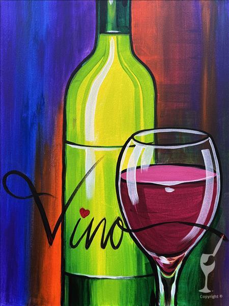 Thirsty Thursday! I Love Vino! Compl Glass of Wine