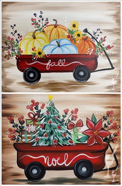 How to Paint My Little Seasonal Wagon - CUSTOMIZE YOUR OWN!