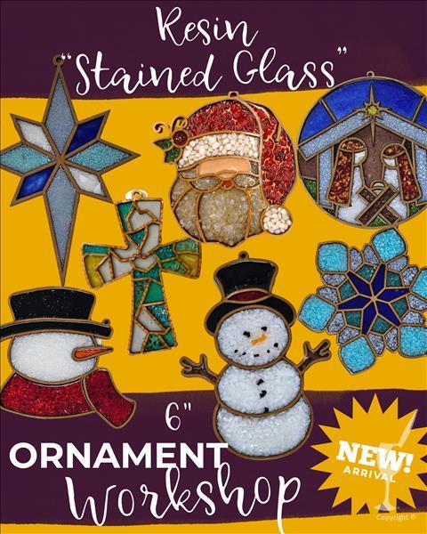 *NEW* Faux Stained Glass Ornament Workshop