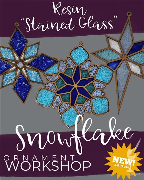 *NEW* Faux Stained Glass Ornament Workshop