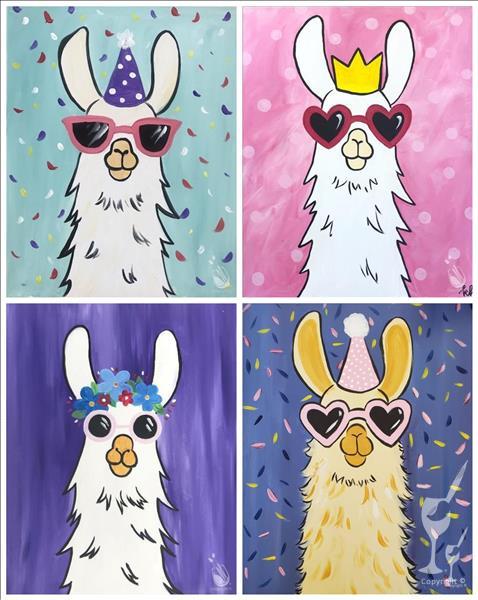 NEW! SPRING BREAK! Choose Your Party Llama