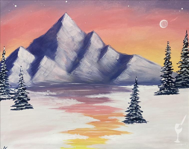 Wintry Mountain Sunrise