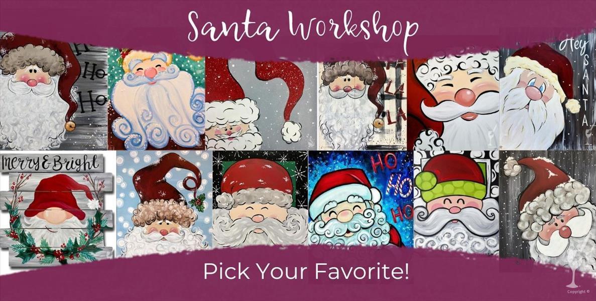 How to Paint Jolly Ole St Nick On Wood or Canvas! BOGO Monday!