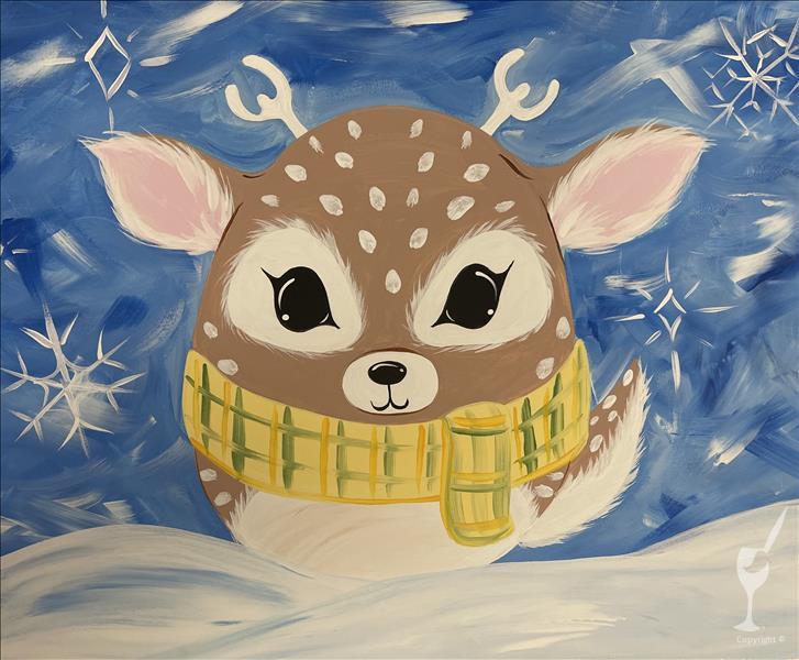 Winter Squishy Animals - Fawn