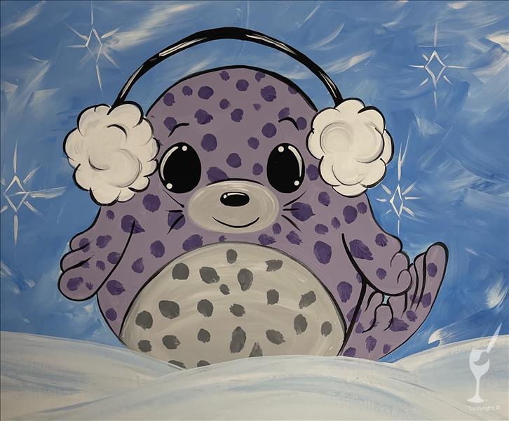 NEW! 6+ WINTER SQUISHY SEAL! *ADD SLIME OR GEMS