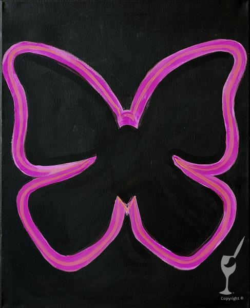 Neon Glow - Butterfly