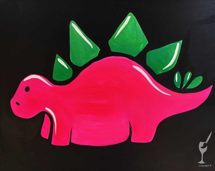 FAMILY FUN Neon Dinosaur (Choose Your Colors)