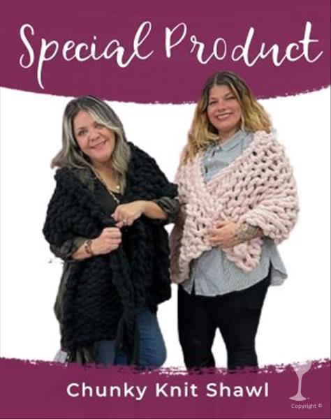 Make a Chunky Shawl and Candle Class!