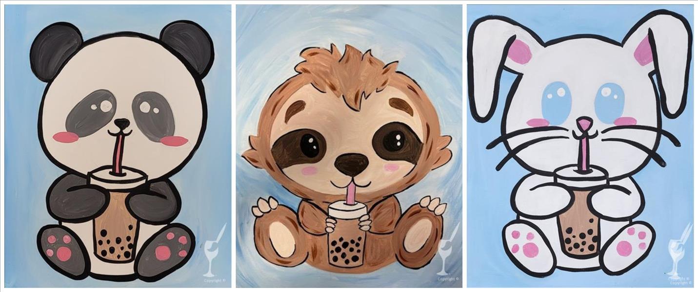 How to Paint Twist Family! Pick Your Boba Buddy!