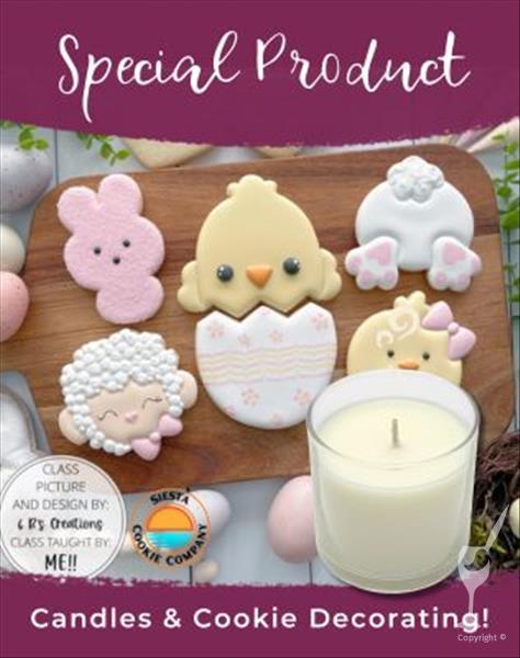 Spring/Easter Cookies and Candles