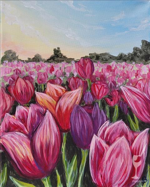 Blushing Tulips (Ages 10+)