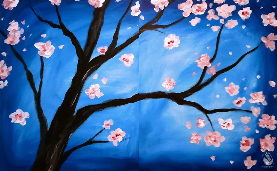 Blossoms on Blue - Set