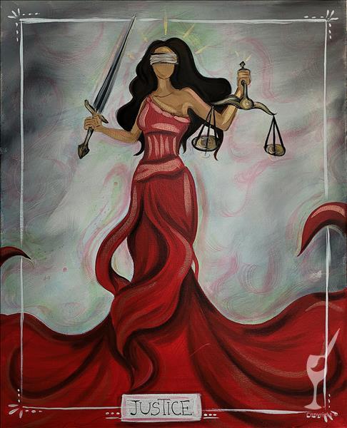 Sunday Funday Paint & Sip LADY OF JUSTICE