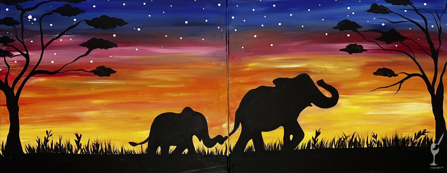 Family Friendly Event ~ Mommy & Me Elephant Sunset