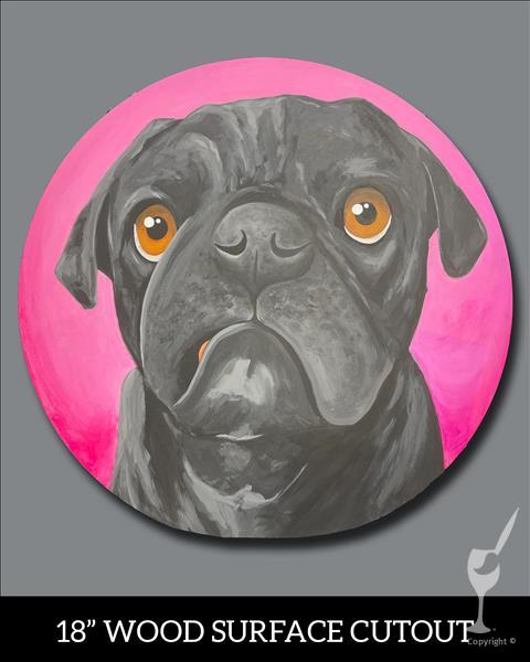Paint Your Pet - Circle Cutout