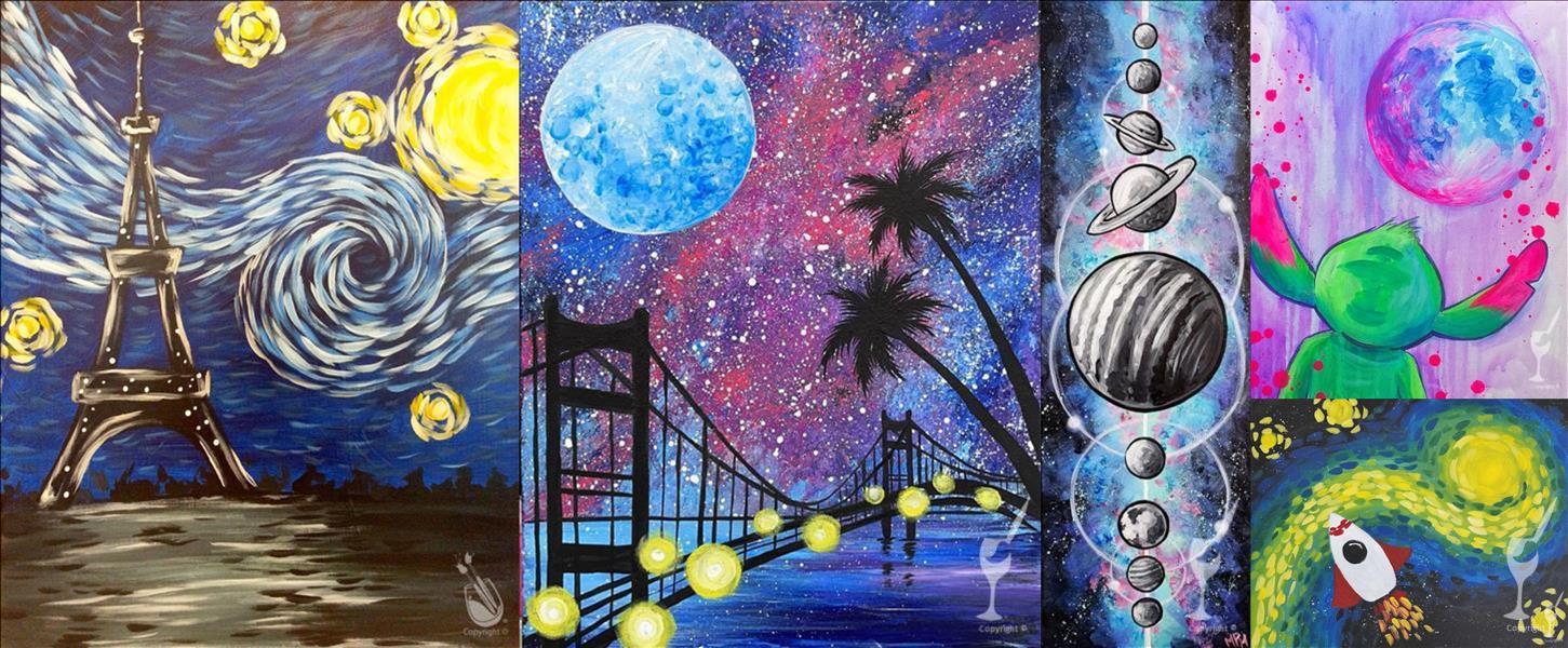 How to Paint Full Week Kids Camp EXPLORE THE UNIVERSE