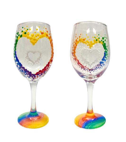 Happy Hour: Rainbow Love Glassware Set $5 off