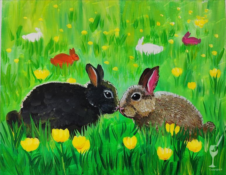 Hopping Easter Bunnies **New Art**