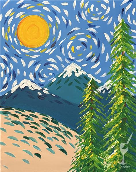 Let's Van Gogh to the Mountains! (Ages 5+)