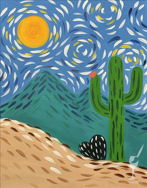 Adventuring with Van Gogh - Desert