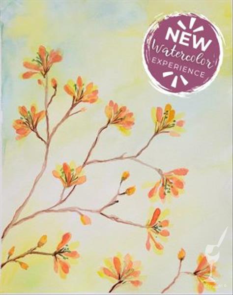 NEW! Watercolor Painting Event: Petal Flowers!