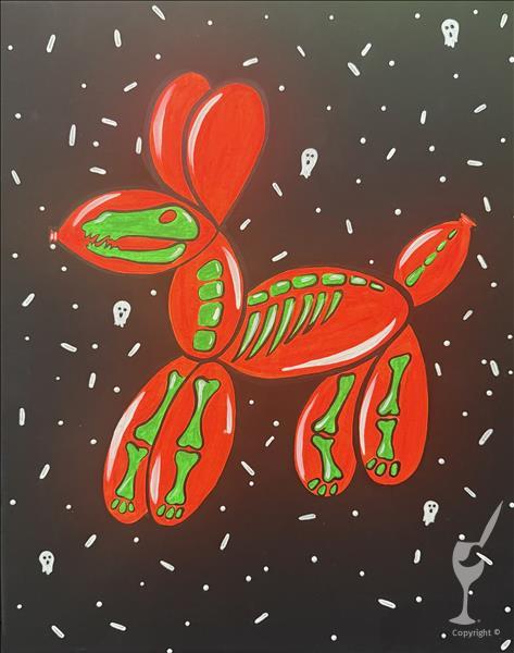 Fall Break! AGES 7+ Class -12"x12" Canvas -Spooky
