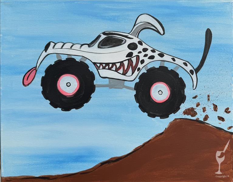 Twist Family! Puppy Monster Truck!