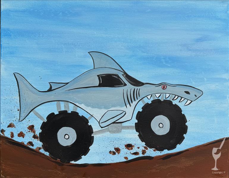Twist Family! Sharky Monster Truck