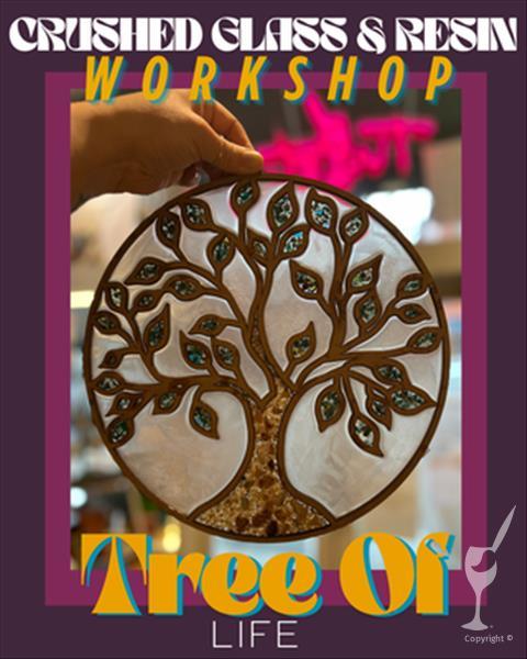 NEW* Tree Of Life | Crushed Glass Resin Workshop
