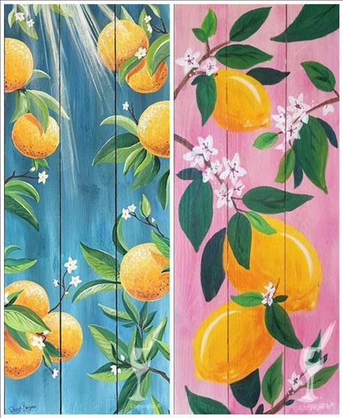 RUSTIC CITRUS - Cute New Art!